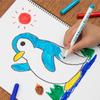 Pentel Washable Color 6 10 Pack Water-Based Pens, Pens, Colors, (SCS2-6)