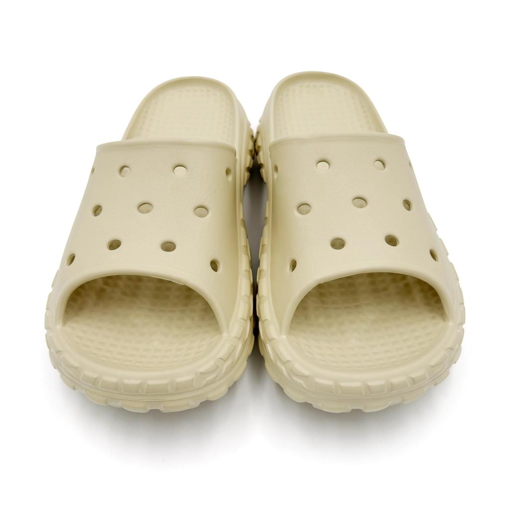 Amozi Indoor Slippers for Men and Shower Slide Room Stylish Bath Rubber Indoor and Outdoor Shoes for Water and EVA SS0827 Size Women, Sandals,