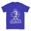 Freizeit The Regal Beagle T-Shirt für Herren Rundhals Reines Baumwoll-T-Shirt Kurzarm-T-Shirts Bedruckte Oberteile