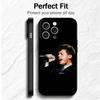 L-Luis M-Miguel Singer Soft Phone Case for iPhone 16 16E 17 Air 15 Pro Max 14 Plus 13 Mini 11 12 7 Black Cover Back Shell