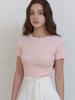 Liel Blueberry Half T-Shirt (Pink)