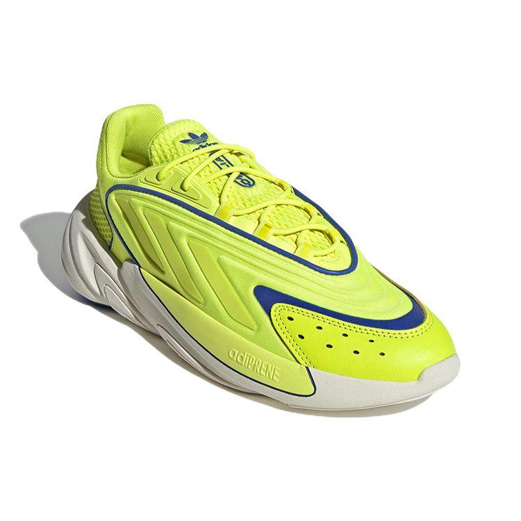 Adidas Originals Ozelia Fabric Comfortable Retro Sports Slip-Resistant Durable Low-Top Lifestyle Casual Shoes Unisex Casual Shoes Yellow Blue GX3267
