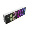 LED Electronic USB Alarm Clock with Voice-Activated Features Dual-Use Mirror for Students Special Kids' Clock