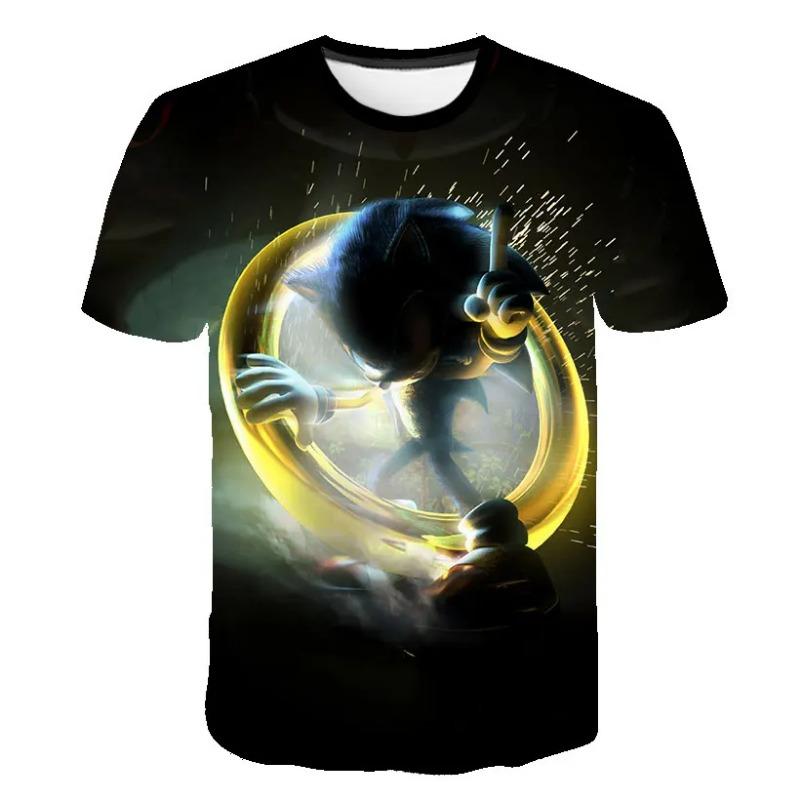Boys 3D Printing Clothes Cartoon T shirt Kids Clothing Cartoon Game Boy Summer Children T-shirt Tops