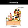 Wooden Music Box Rotating Aircraft Ferris Wheel Design Mechanical Musical Box Home Decoration For Christmas Birthdays