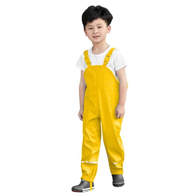 Kinder Wasserdichte Regenhose Kleinkind Kinder Jungen Mädchen Regenhose Winddichte Wasserdichte Latzhose Overall Kleidung