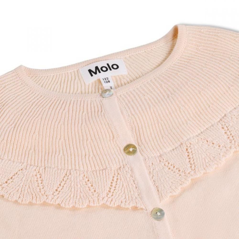 Molo 5 8 Years Jemeni Cloud Pink Knit Cardigan Akis9cg008