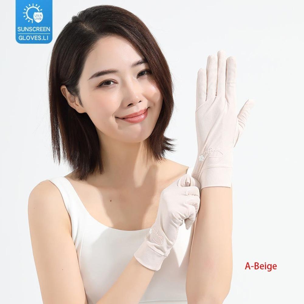Anti-UV Sunscreen Gloves Flip Finger Riding Driving Gloves New Driving Mittens Outdoor Sports