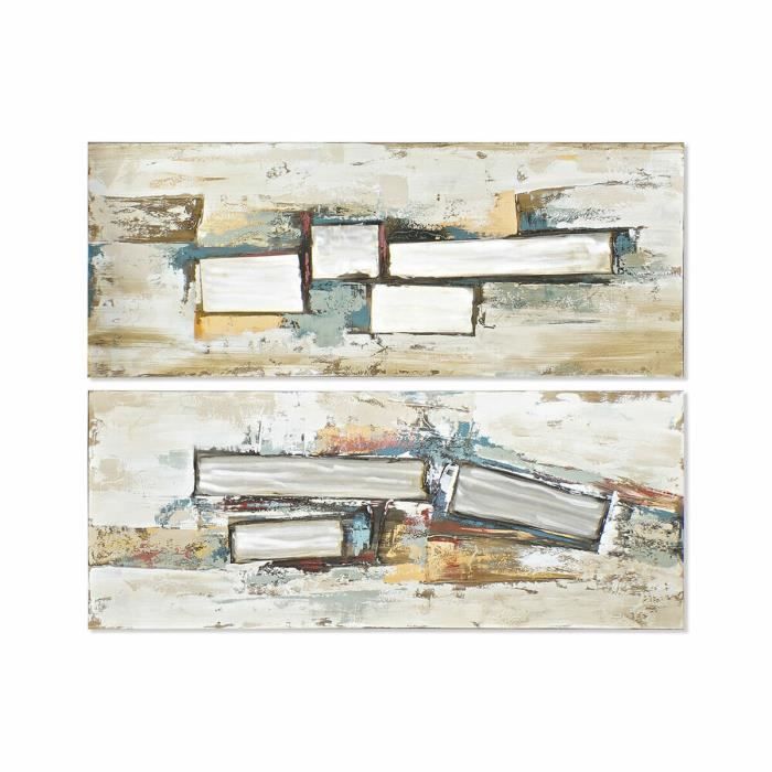 Cadre 150 X 3 X 60 Cm Abstrait Loft (2 Unités)