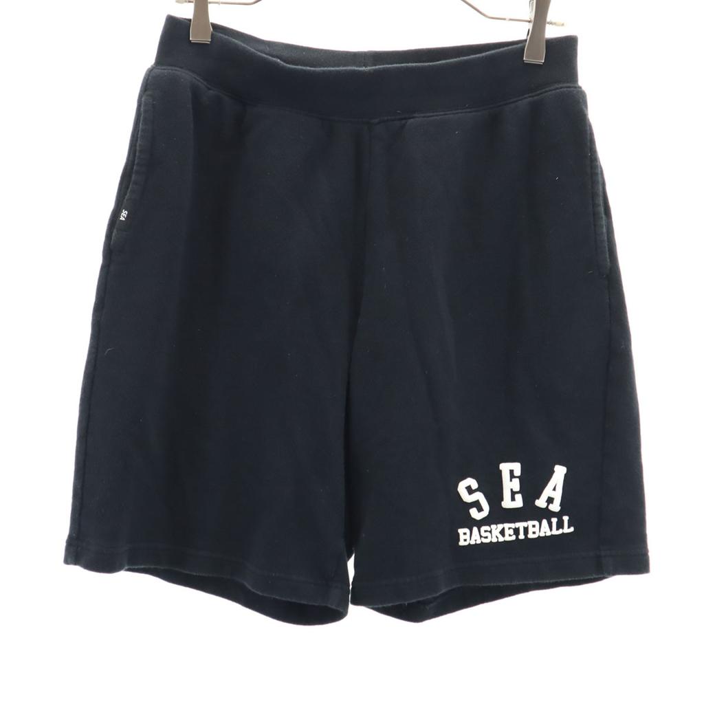 WIND AND SEA Sweat Shorts L Black Men's Used