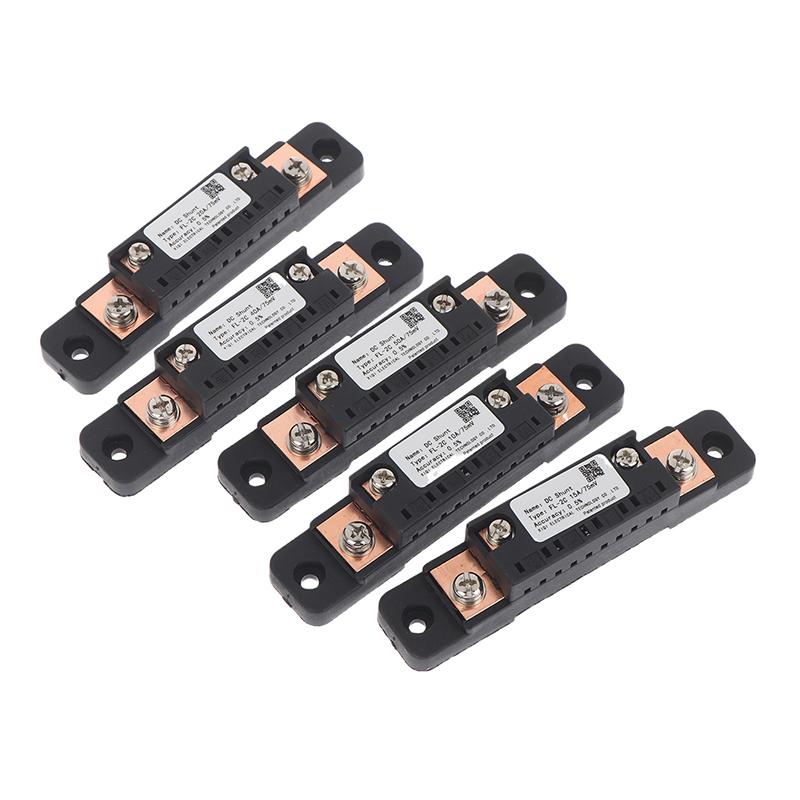 Hot Sale FL-2C Shunt 10A 15A 20A 30A 40A 50A 75A 100A 75mV DC High Accuracy With Base Ammeter Current Shunt Resistor