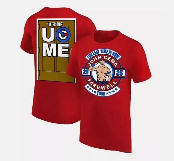 NEW The Last Time Is Now John Cena 2025 FareWell Tour Shirt