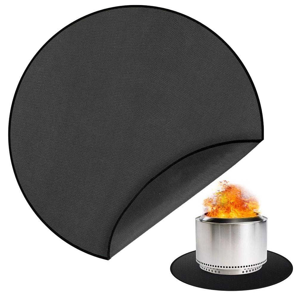 Hitzebeständige Kamin-/Feuerstelle-Matte Ölbeständige Flammhemmende Matte Camping-Feuerfestes Tuch BBQ-Grill
