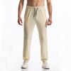 Piqué Gestreiftes Design Stoff Herren Freizeitsporthose Gym Sporthose Herren Jogger Sweatpants Laufen Workout Joggen Lange Hose