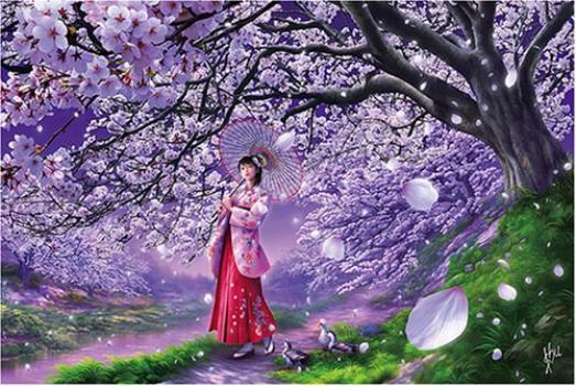 

1000 piece jigsaw puzzle Sakura style (50x75cm)
