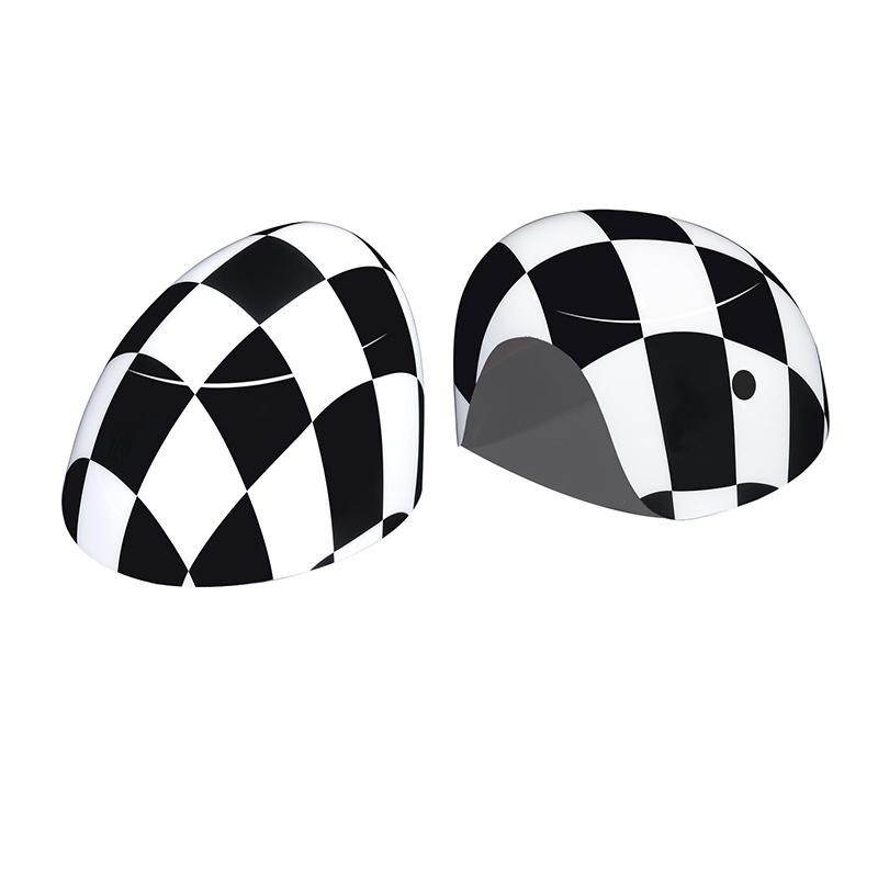 

Rearview Wing Mirror Covers Side Wing Mirror Caps Accessories For Mini Cooper One JCW S Clubman Countryman F54 F55 F56 F57 F60 left-hand drive&2015-2019(NO HOLE)