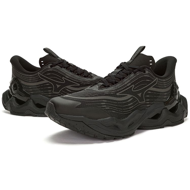Mizuno Fabric Comfortable Trendy Sports Non-Slip Wear-Resistant Low-Top Casual Shoes Unisex Casual Shoes Black D1GH230801