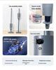 Compact Handheld Vacuum Cleaner: Automatic, High Suction, Pet Hair and Dust Mite Removal, Retractable Cord, Ideal for Home Use