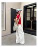 2026 Spring Women's Korean Style Wide-Leg Casual Pants - Loose Slimming, Thirteen Line Design
