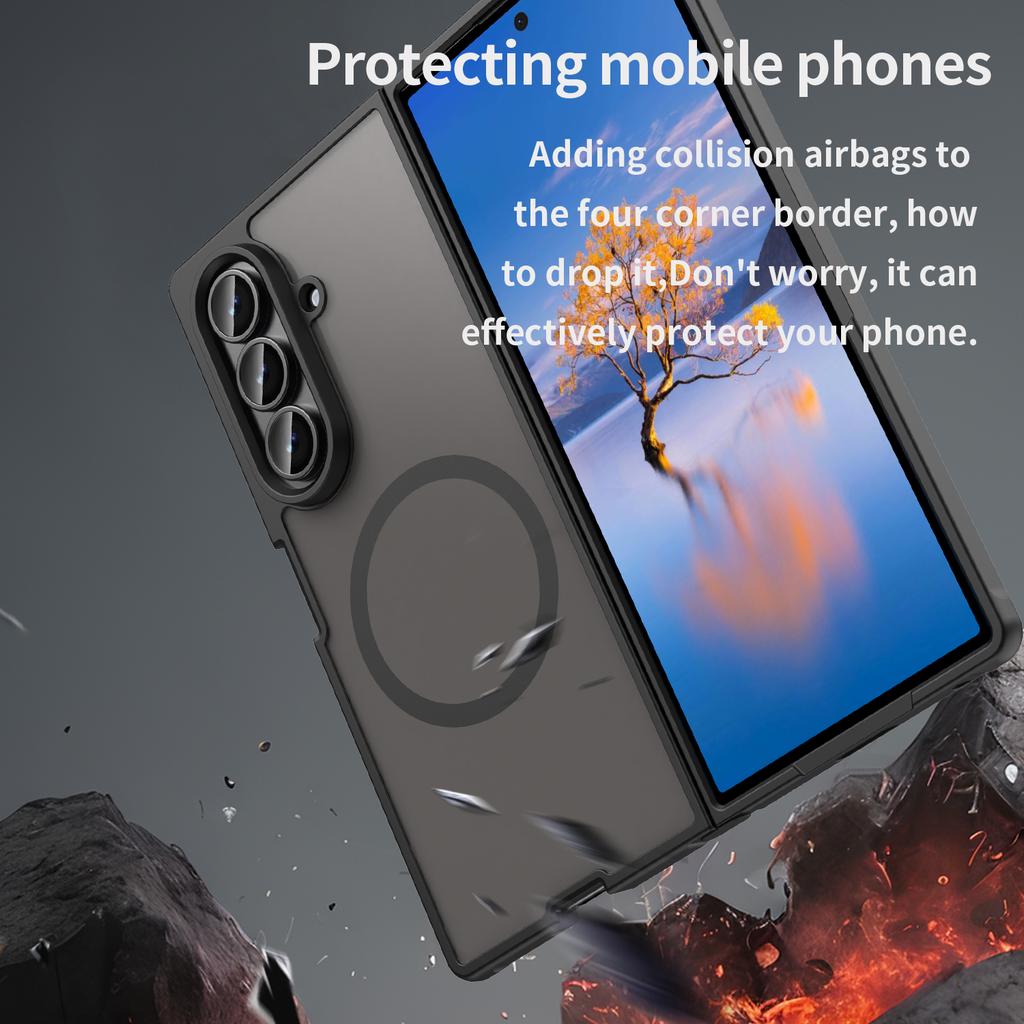 Samsung Galaxy Z Fold 7 Magsafe Phone Case,Magnetic Shockproof Magsafe Phone Case,Bumper Hybrid Cover for Samsung Galaxy Z Fold 7
