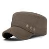 Bavlněné vojenské kšiltovky pro muže Klobouk jaro podzim výšivka Outdoor Flat Cap Trucker Snapback Baseball Cap Visors Klobouk Four Seasons