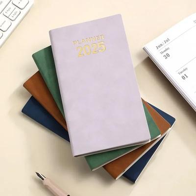 2025 A6 Notebook Notizblock Täglich Wöchentlich Agenda Planer Notebooks Schreibwaren Büro Schule Liefert