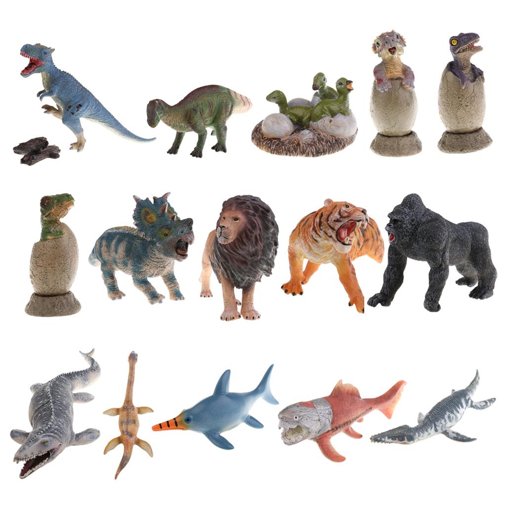 Dinosaur Lion Chimpanzee Animal Model Action Figure Collectible Figurines Kids Educational Toys