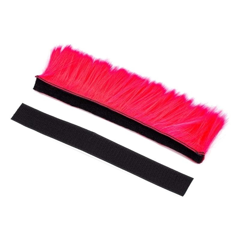 Motorradhelme Mohawk Perücke Haare Elektro-Fahrrad Roller Motorrad Helm Zubehör Aufkleber Cosplay Styling Perücke Haare