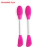 8/2pcs Double-Ended Silicone Face Mask Brush Reusable Soft Facial Masks Applicator Massage Spatula for Cream Skincare Supplies