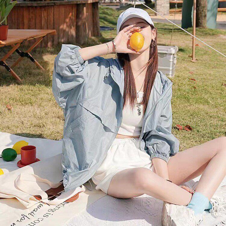2026 Women's Summer Sun Protection Quick-Drying Hooded Jacket - Breathable, Lightweight, and Fashionable