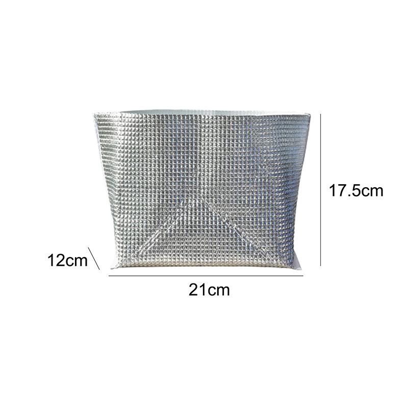 Portable Lunch Cooler Bag Folding Insulation Picnic Ice Pack Food Thermal Bag Drink Carrier Insulated Bags Food Delivery Bag#01 21X14X17cm