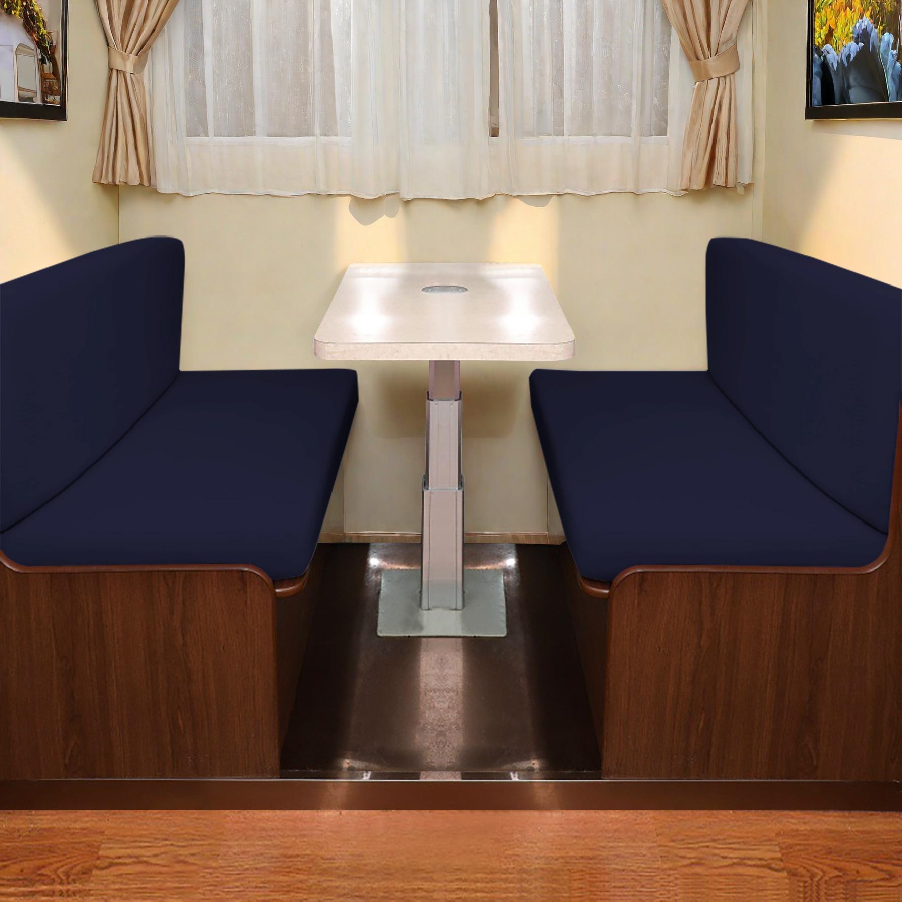

1 sets of solid-color RV dining chair covers, elastic armless sofa covers and elastic camping car chair covers M-2pcs