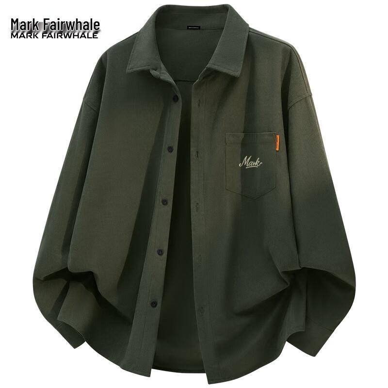 Mark Fairwhale Men's Autumn/Winter Corduroy Lapel Shirt