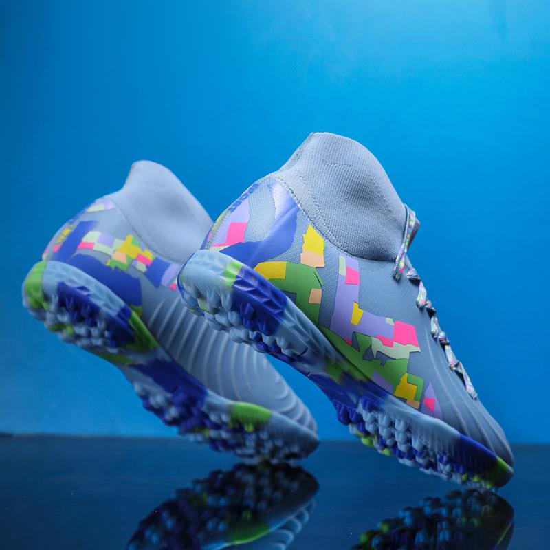 Fashion 2025 New New Men Soccer Shoes Hot-selling FG/TF Football Boots Non-Slip Cleats Mid-top Futsal Indoor High-quality Match Sneakers