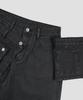 Beodeonteu Garment Dyed Multi-Pocket Layered Pants [Charcoal]