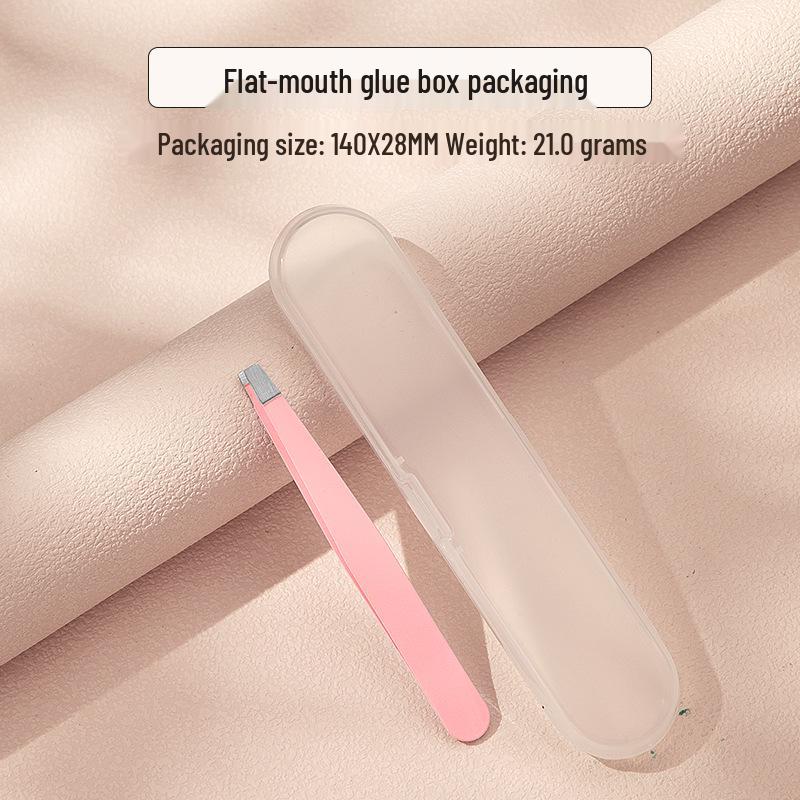 Stainless Steel 96-Piece Eyebrow & Beard Tweezers Set with Double Eyelid Stickers