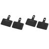 2 Sets Bike Disc Brake Pads High Sensitivity Balanced Rebound Semimetal Lightweight Portable Brake