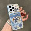 Cat and Mouse Holder Mobile Phone Case for Iphone16promax Apple 17 Mobile Phone Case Electroplating Second Change Case
