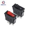 10x22mm KCD1-110 Black Super Thin Rocker Switch NO/OFF 2 Pin Small Instrument Power Switch 6A 250VAC /10A 125VAC