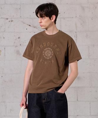 Aeswibon&Seumiseu [Men] Athl Pigment Short Sleeve T-Shirt Ash1006_Brown