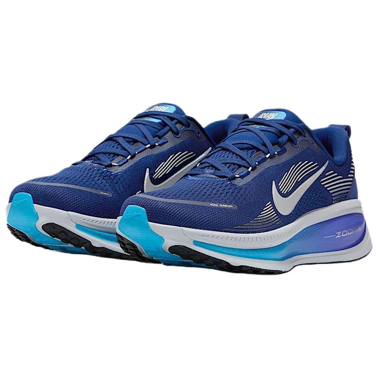 Nike Vomero 18 Blue Void Metallic Silver Men Sneakers Blue-Lightning Bright-Crimson HM6803-401