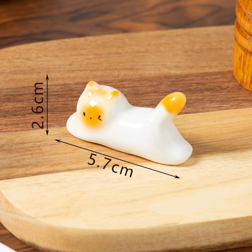 Cute Tableware Rest Unique Ceramic Chopstick Holder Ceramic Chopstick Rest Underglaze Utensil Holder For Dining Table Chopstick