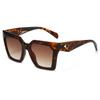 New fashion large frame square retro classic sunglasses ins casual versatile personality trend street sunglasses