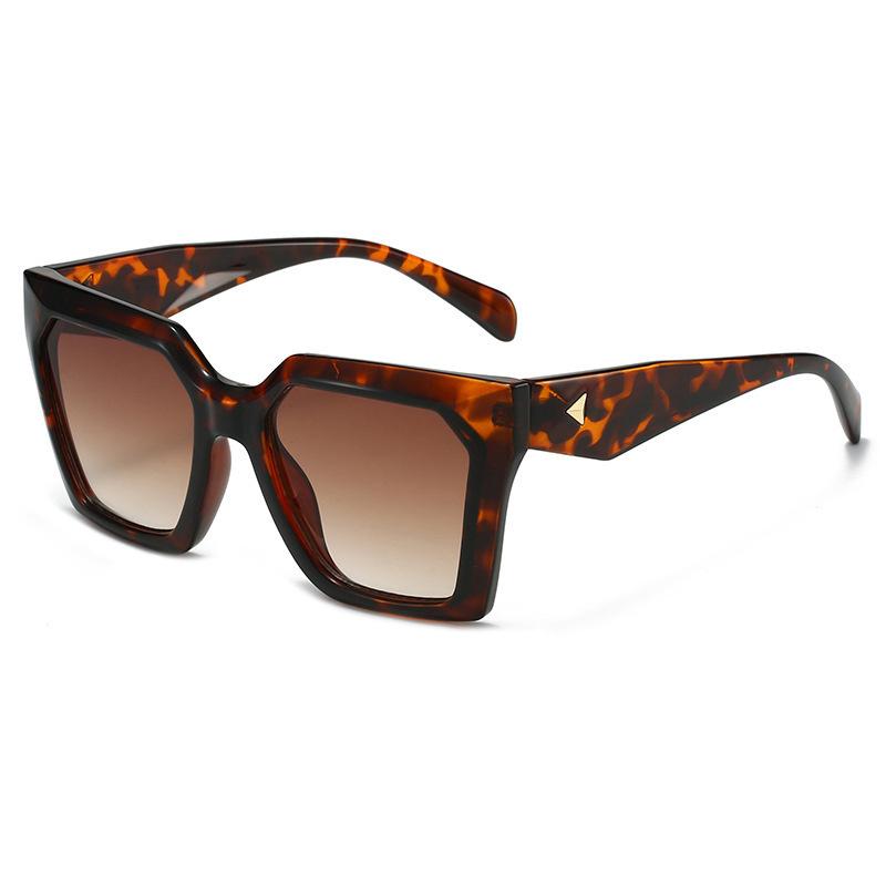 New fashion large frame square retro classic sunglasses ins casual versatile personality trend street sunglasses