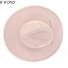 Fascinators Pink Fedoras Hat For Women's Elegant Lady Wedding Party Dress Hats 9.5CM Wide Brim Panama Jazz Cap
