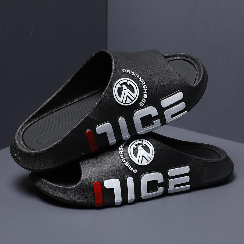 

Новые летние мужские нескользящие толстые подошвы модные пляжные сандалии шлепанцы тапочки для улицы и дома 40-41 (M)