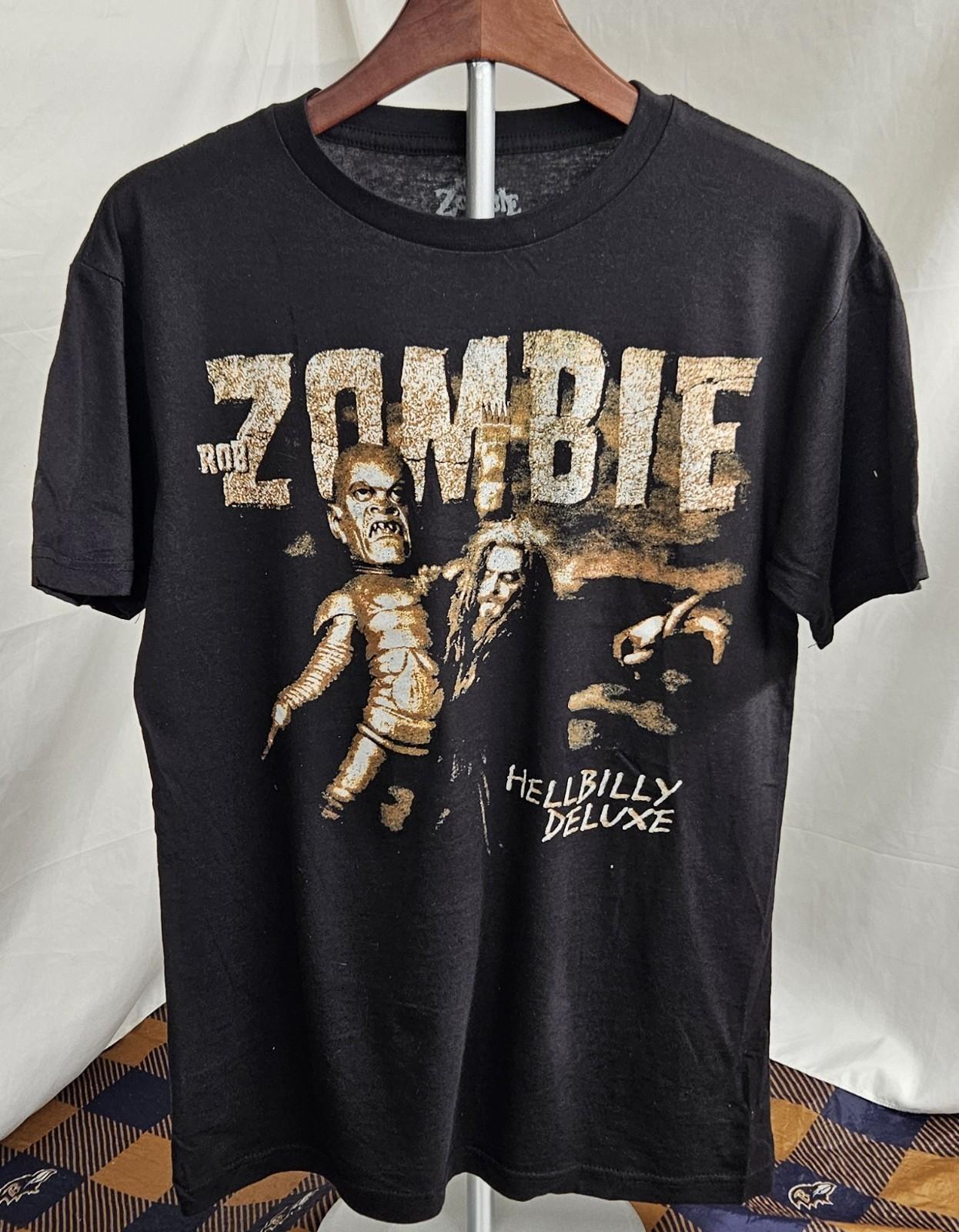 Men s Rob Zombie Shirt Hellbilly Deluxe Vintage Style - Sizes Medium Unisex T-Shirt XXXL