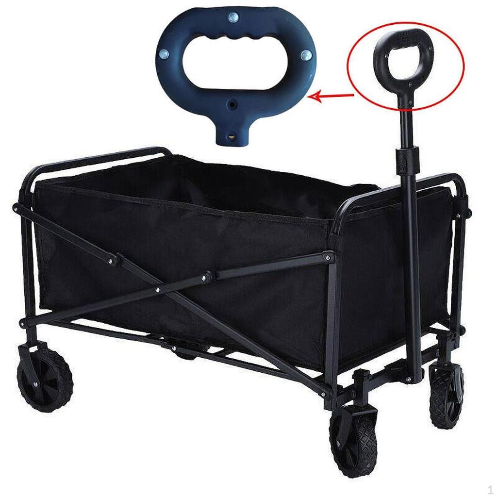Folding Cart Handle, Handcart Replacement Handle for Garden Shopping Spare Parts, Easy
