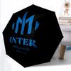 Inter Milan, automatic folding umbrella, portable and foldable design, 8 ribs, a Christmas or birthday gift.