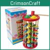Knock Wooden Kids Ball Drop Tower Puzzle Toy For Interactive Learning And Play